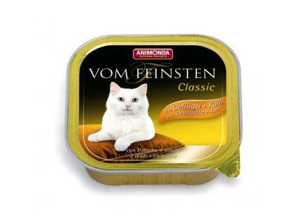 Animonda Vom Feinsten Classic paštika pro kočky drůbež + telecí 100 g
