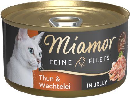 Finnern Miamor Fine Finest tuňák+křepelčí vejce konzerva 100g