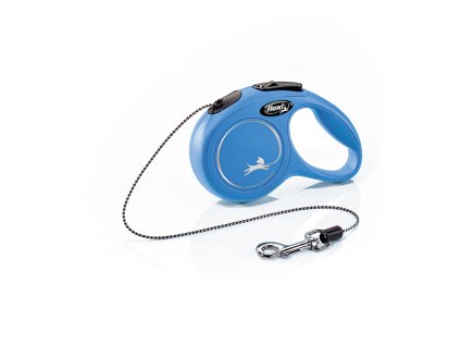 Flexi New Classic XS šňůra 3 m/8 kg modrá
