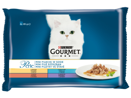 Kapsičky Gourmet Perle mini filetky ve štávě 4x 85 g