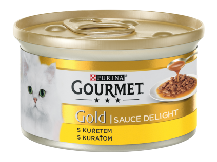 Konzerva Gourmet Gold Sauce Delights kuře v omáčce 85 g