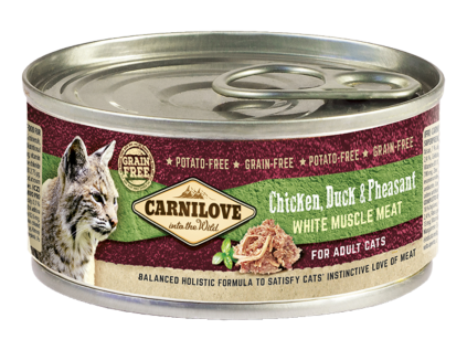 Konzerva Carnilove WMM Adult Cats Chicken,Duck,Pheasant 100 g