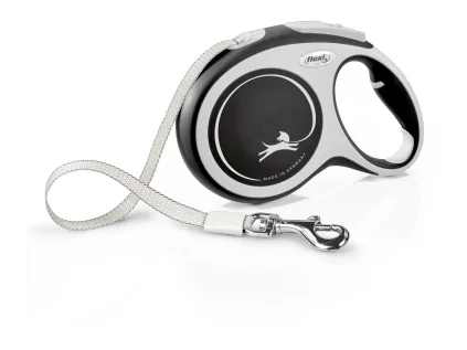 Flexi New Comfort L pásek 8 m/50 kg černé