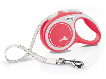 Flexi New Comfort XS pásek 3 m/12 kg červené
