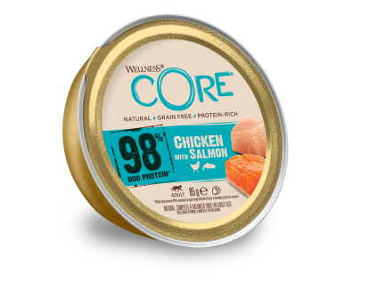 Wellness Core 98% kuřecí/losos 85 g