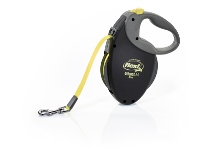 Flexi Giant M pásek 8m/25 kg černé/neon