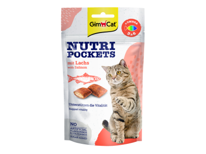 Gimcat Nutri Pockets s lososem  60 g