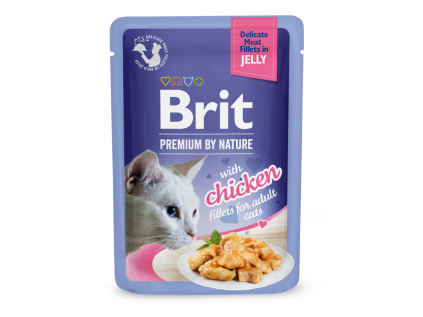 Brit Premium Cat Delicate Fillets in Jelly with Chicken 85 g