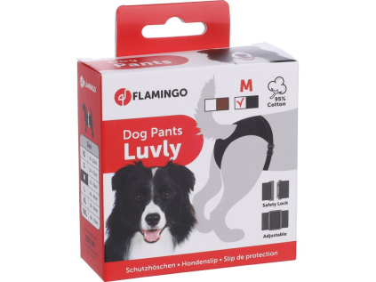 Flamingo hárací kalhotky  LUVLY M - černé