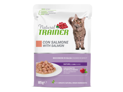 Kapsička Natural Trainer Cat MATURE losos 85 g