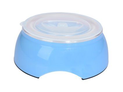 Miska plast Gimdog BOWL 2IN1 BL L modrá L