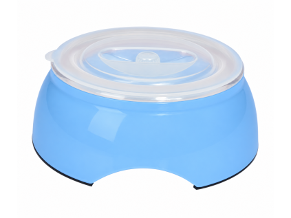 Miska plast Gimdog BOWL 2IN1 BL L modrá L