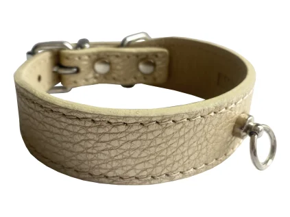 HUHUBAMBOO METAL obojek béžový XS