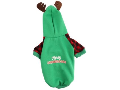 Huhubamboo vánoční obleček zelený M 35cm