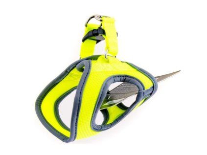 Postroj Gimborn Alfresco Mesh XXS 28-32 cm žlutý
