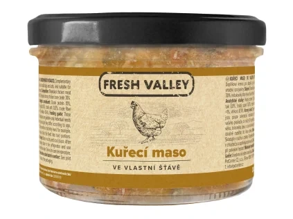fresh valley sklenice kureci 200g