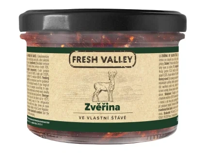 fresh valley sklenice zverina 200g