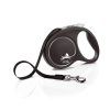 Flexi Black Design L pásek 5m/50 kg stříbrné